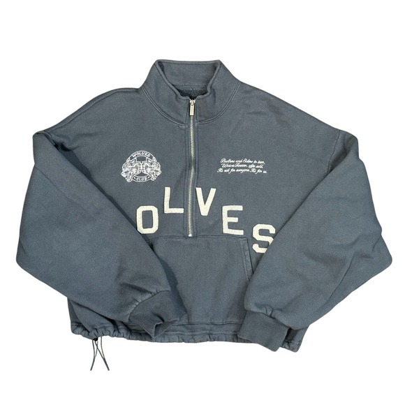 DARC SPORT Wolves Club Bodybuilding Cropped Sweater‎ Sweatshirt 89 of 500 Size S - Picture 8 of 9